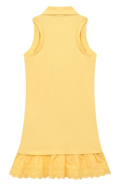 Хлопковое платье POLO RALPH LAUREN желтого цвета по цене 11200 руб., арт. 311862270, фото 2 Хлопковое платье POLO RALPH LAUREN, арт. 311862270, фото 2
