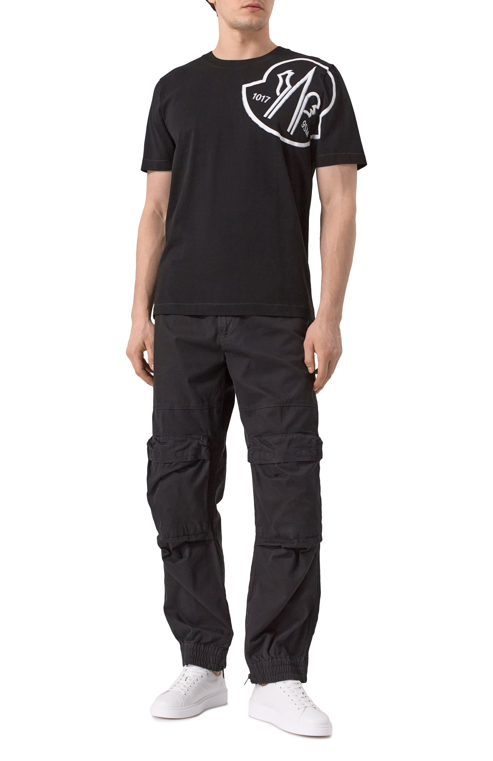 Хлопковая футболка 6 moncler x 1017 alyx 9sm MONCLER GENIUS, арт. 8C00001/M2780/999, фото 2