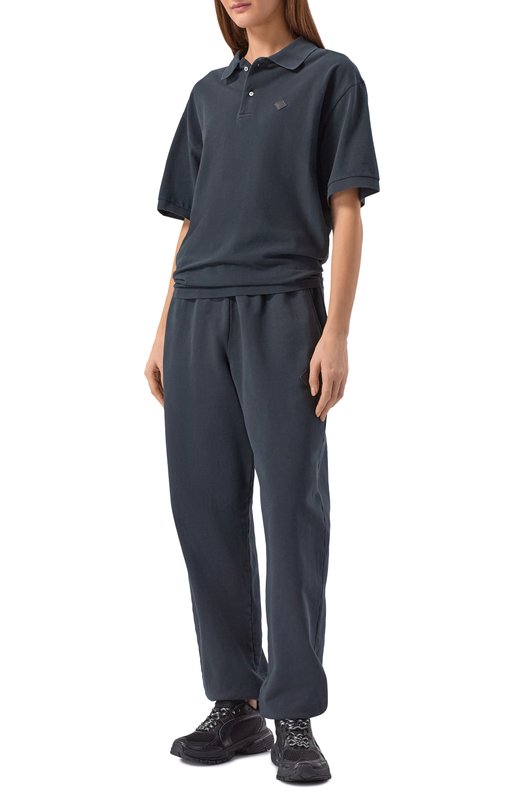 Хлопковое поло Haikure HEW54142TP003PX/LACY Синий  HEW54142TP003PX/LACY Фото 2