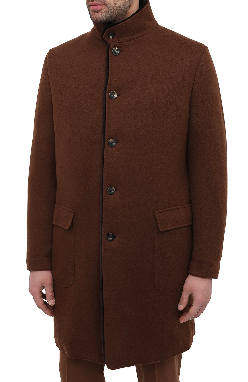 Кашемировое пальто с подкладкой из нутрии LORO PIANA, арт. FAF4118, фото 3