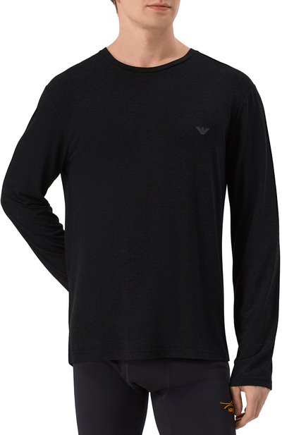Лонгслив из вискозы EMPORIO ARMANI, арт. 111653/4F584, фото 3