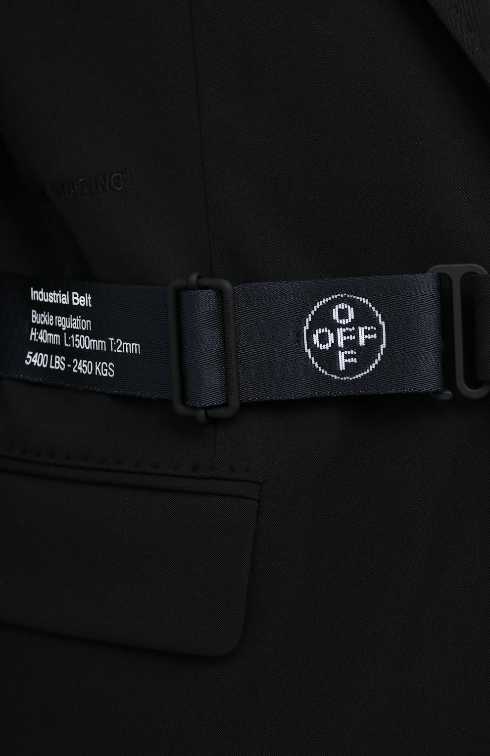 Шерстяной пиджак OFF-WHITE, арт. 0MEF056E20FAB0011000, фото 5