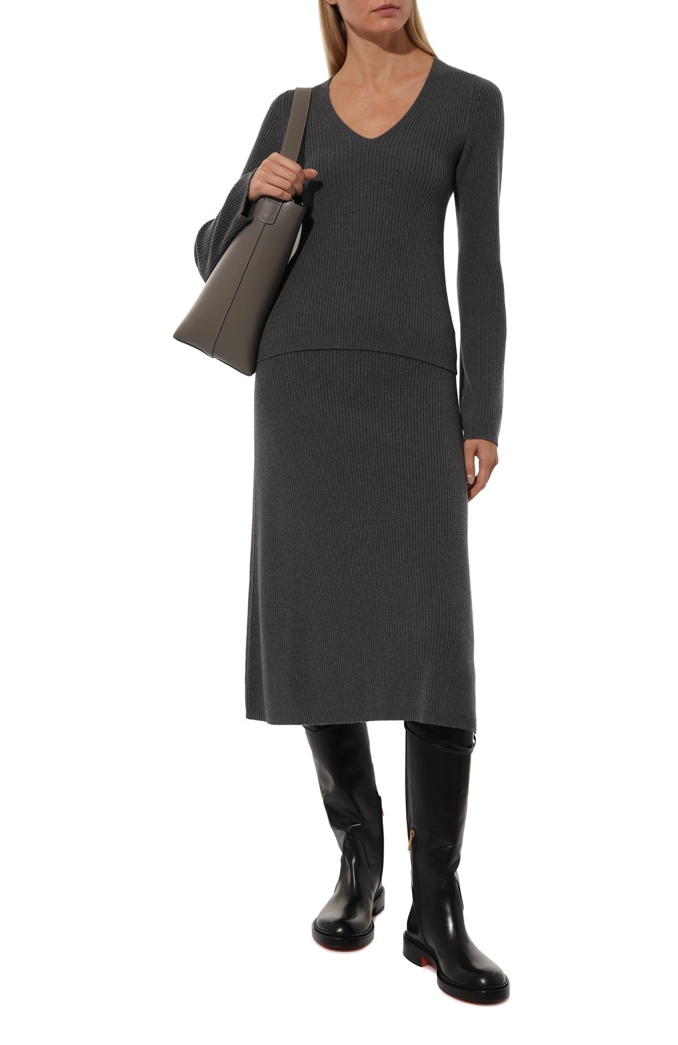 Юбка из шерсти и кашемира LORENA ANTONIAZZI, арт. A24121SM10A/2472, фото 2