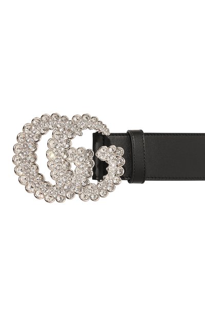 Кожаный ремень GUCCI черного цвета по цене 85680 руб., арт. 582100 AP0IN, фото 4 Кожаный ремень GUCCI, арт. 582100 AP0IN, фото 4