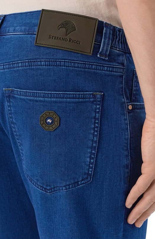 Джинсы Regular Stefano Ricci MFT61R2190/T61BL Синий  MFT61R2190/T61BL Фото 5