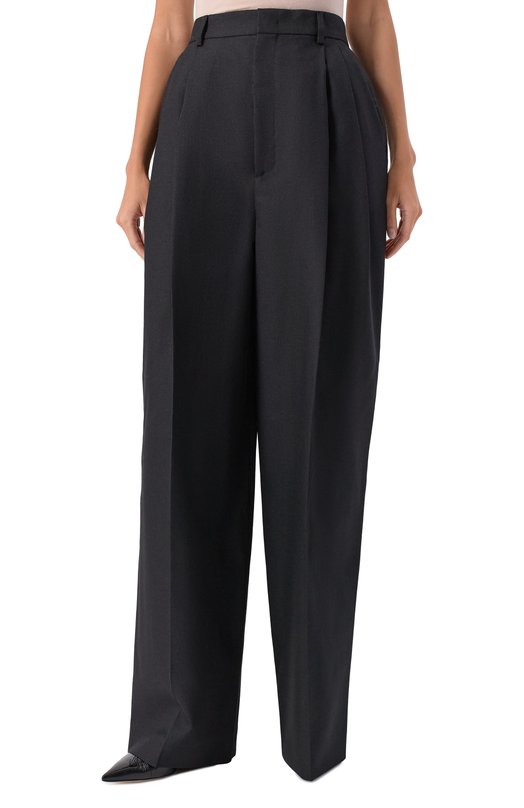 Шерстяные брюки Moschino J0311/5417 Чёрный  J0311/5417 Фото 3