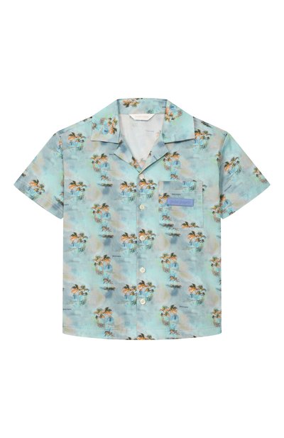 Хлопковая рубашка PALM ANGELS, арт. PBGG002S26FAB001