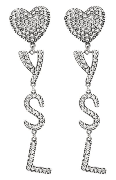 Серьги-клипсы heart SAINT LAURENT, арт. 584228/Y1526, фото 1