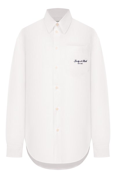 Женская хлопковая рубашка SPORTY AND RICH, арт. SI006711329WH01
