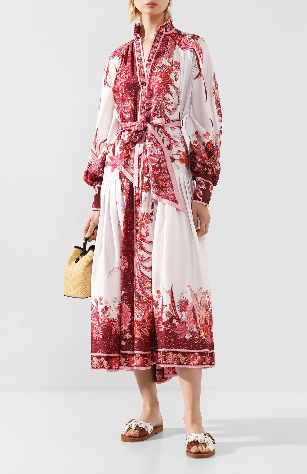 Шелковое платье ZIMMERMANN, арт. 8412DWAV, фото 2