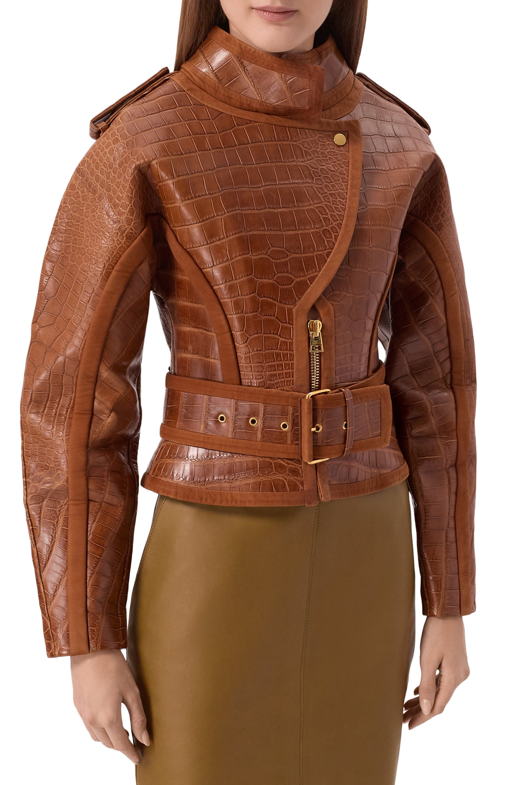Куртка из кожи крокодила TOM FORD, арт. CSL045/T80361, фото 3