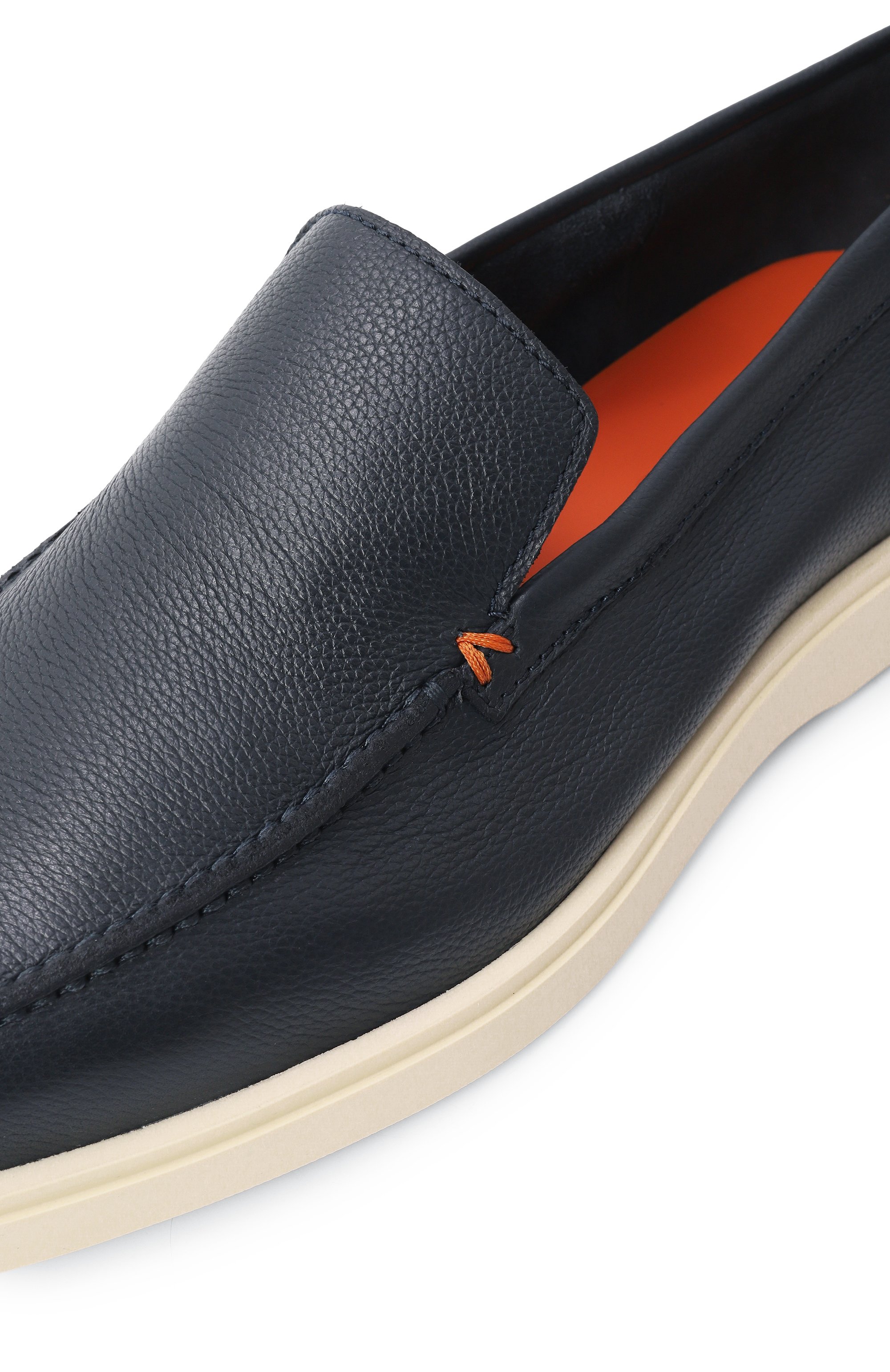 Кожаные лоферы detroit SANTONI, арт. MGDG17824TICSWLM, фото 7