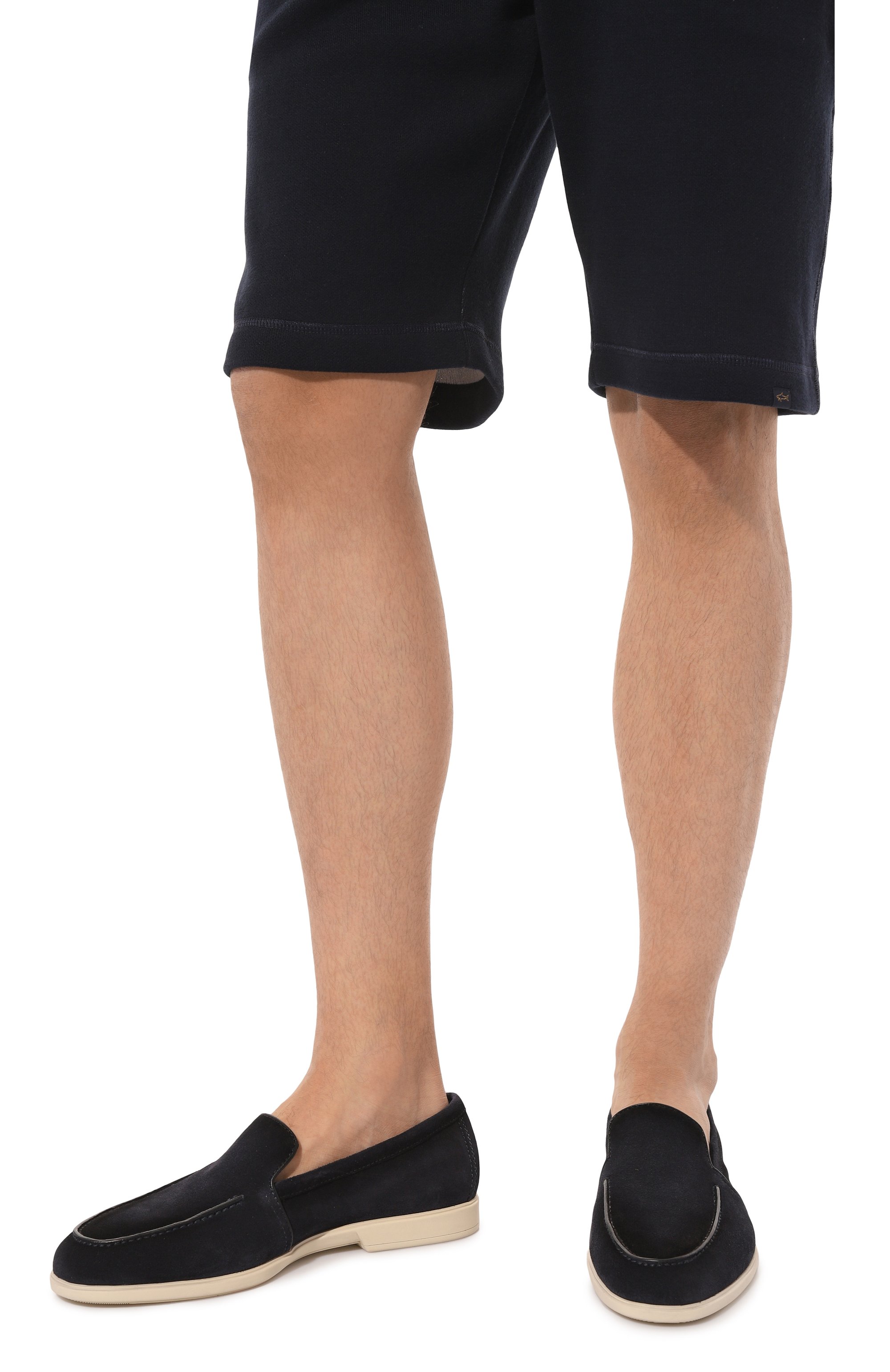 Замшевые лоферы malibu SANTONI, арт. MGAG18777TICSSG5U59, фото 3