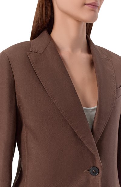 Льняной жакет WEEKEND MAX MARA, арт. WKDNALUT, фото 5