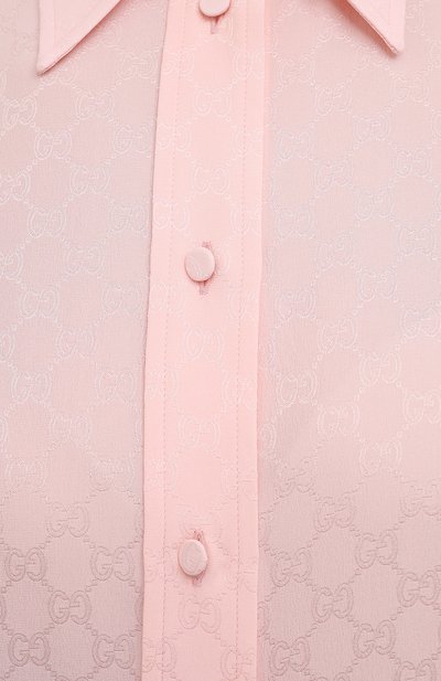 Шелковая рубашка GUCCI, арт. 661738/ZAAZQ, фото 5