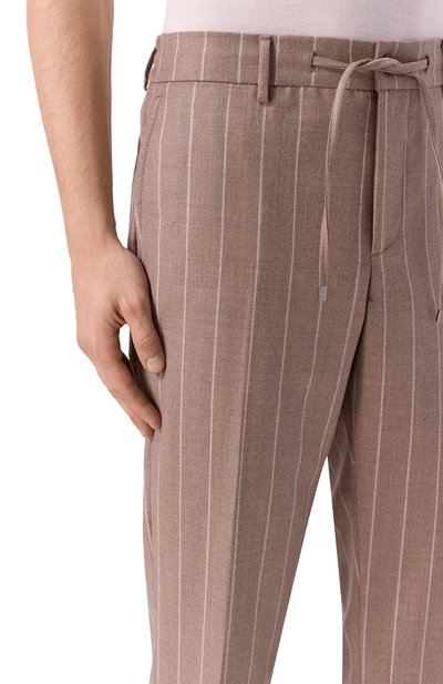 Шерстяные брюки BERWICH бежевого цвета по цене 44000 руб., арт. SPIAGGIA 20/AN1277, фото 5 Шерстяные брюки BERWICH, арт. SPIAGGIA 20/AN1277, фото 5