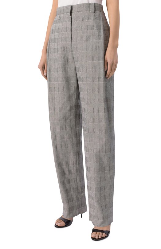 Хлопковые брюки Emporio Armani EW004350/TE20061 Серый  EW004350/TE20061 Фото 3