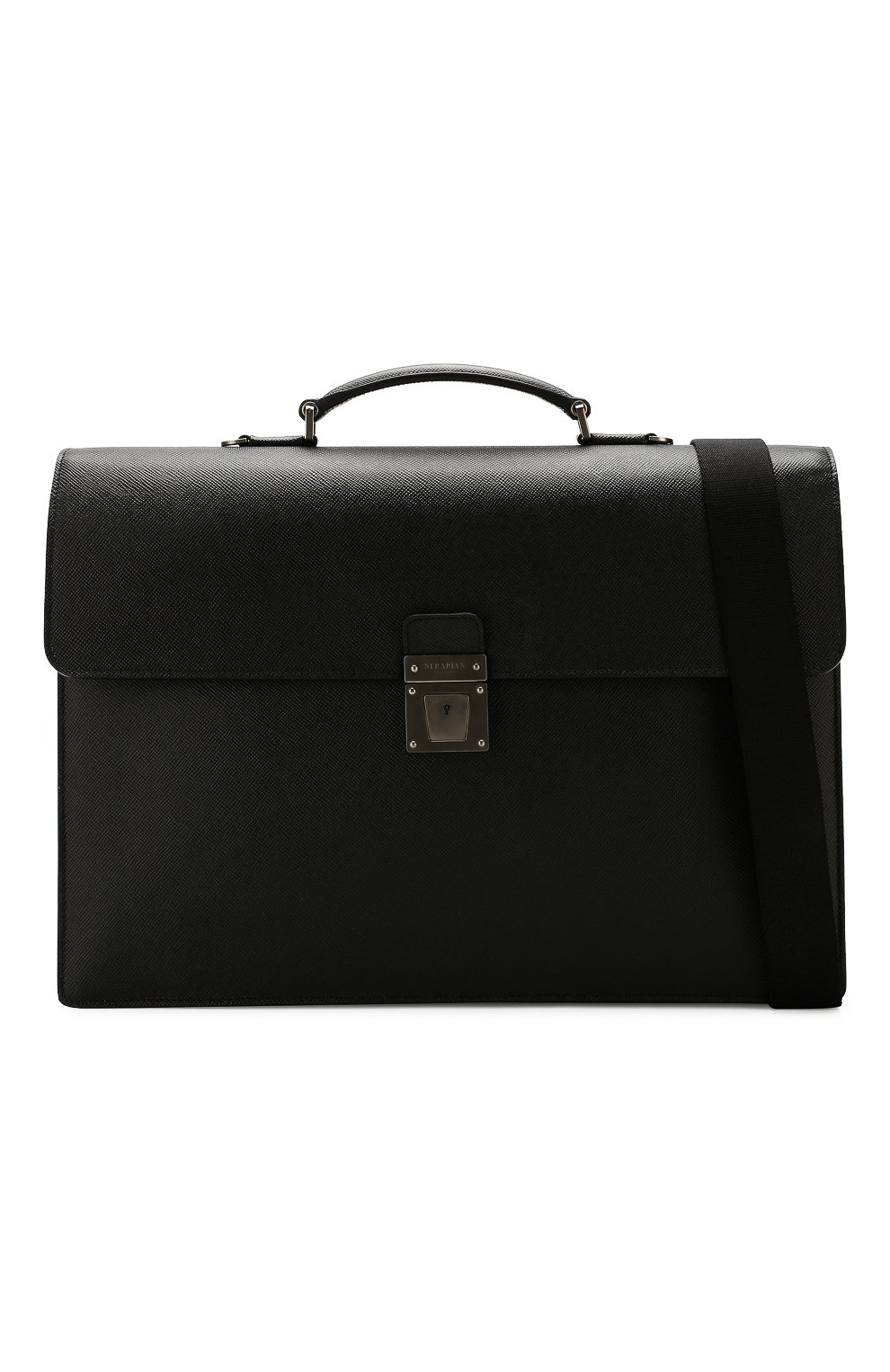 Кожаный портфель SERAPIAN, арт. SEV0LMLL5971M40B, фото 6