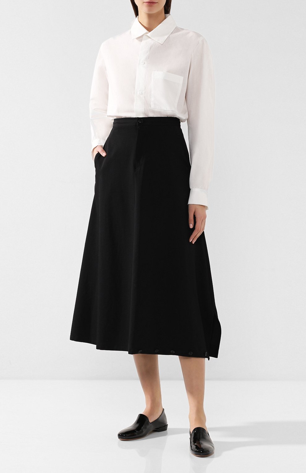 Хлопковая рубашка YOHJI YAMAMOTO, арт. YZ-B05-030, фото 2
