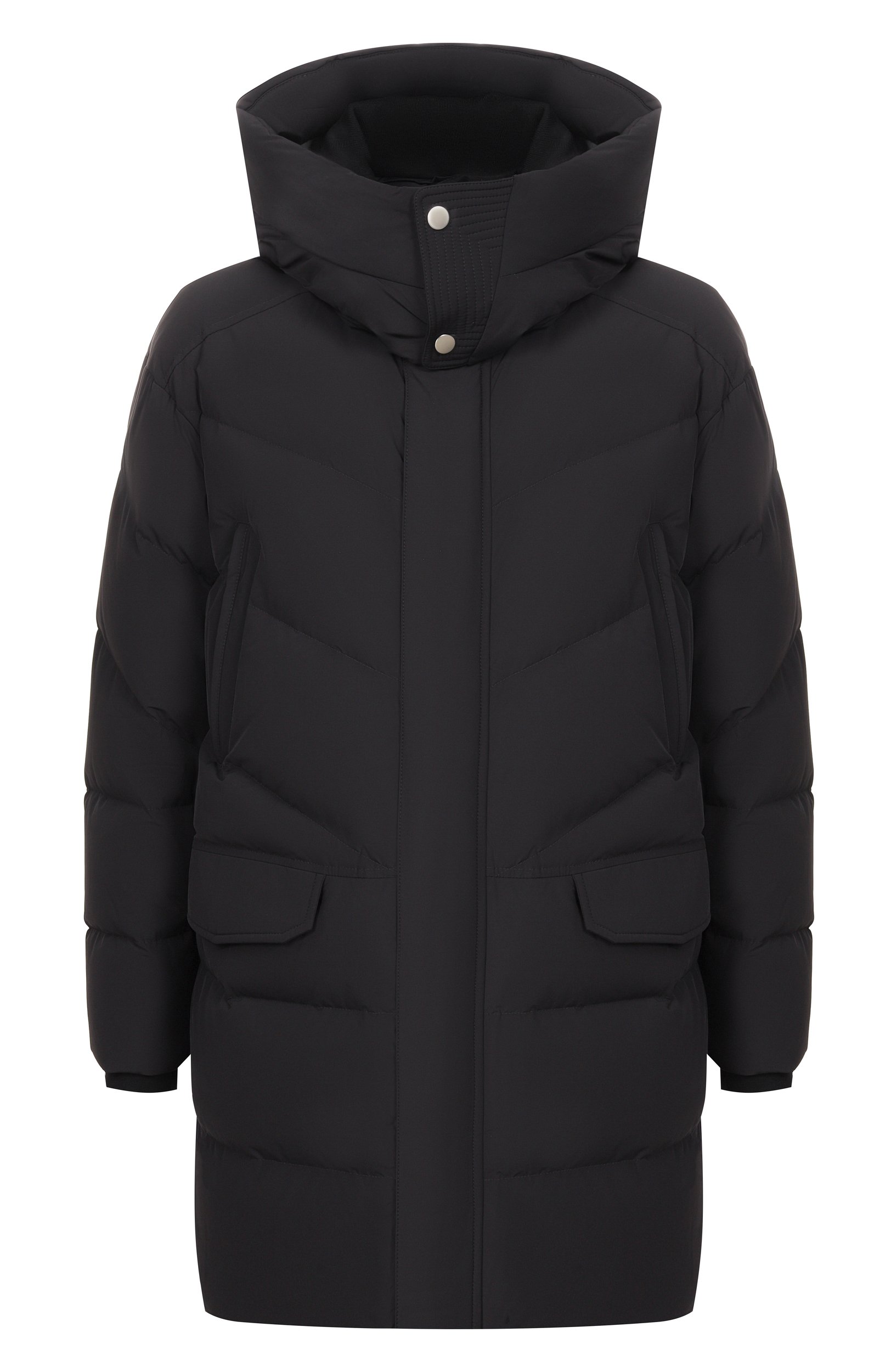 Пуховик KITON черного цвета по цене 683000 руб., арт. UGK211AK0269L, фото 1 Пуховик KITON, арт. UGK211AK0269L, фото 1