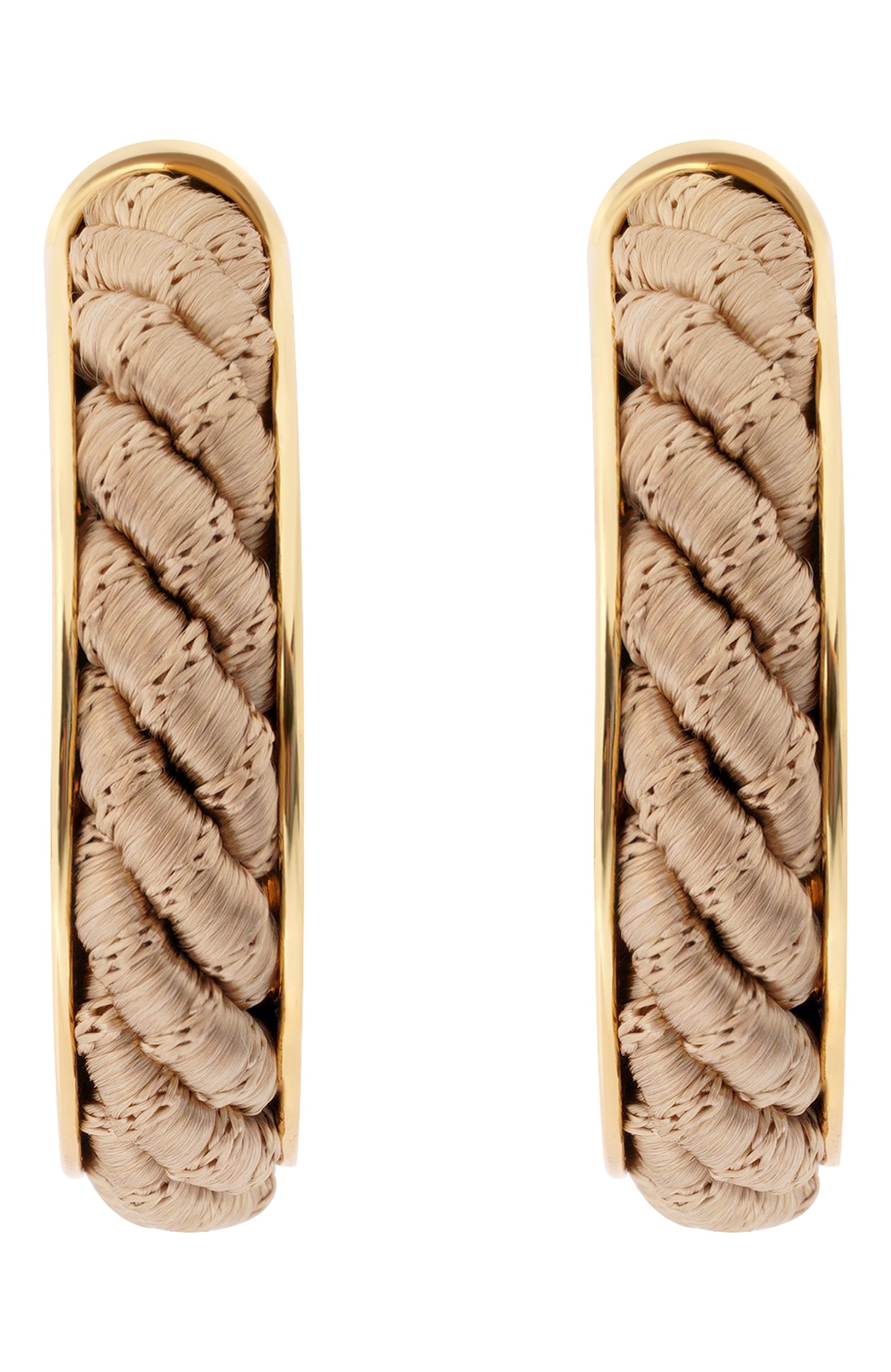 Серьги EDDIE BORGO бежевого цвета по цене 29950 руб., арт. ER930302TAU, фото 1 Серьги EDDIE BORGO, арт. ER930302TAU, фото 1