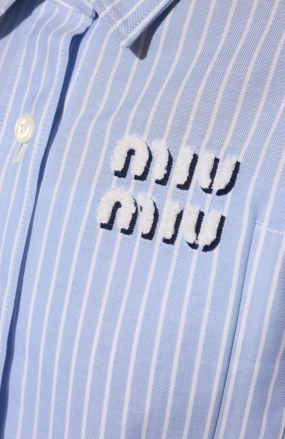 Хлопковая куртка MIU MIU, арт. ML824-J2Y-F0012, фото 5