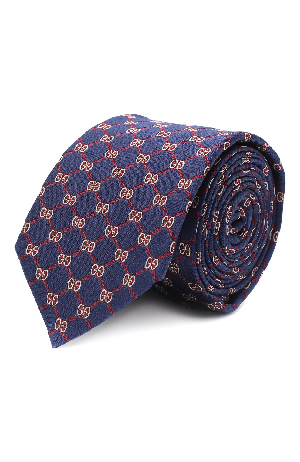 Шелковый галстук GUCCI синего цвета по цене 16600 руб., арт. 625461/4E002, фото 1 Шелковый галстук GUCCI, арт. 625461/4E002, фото 1