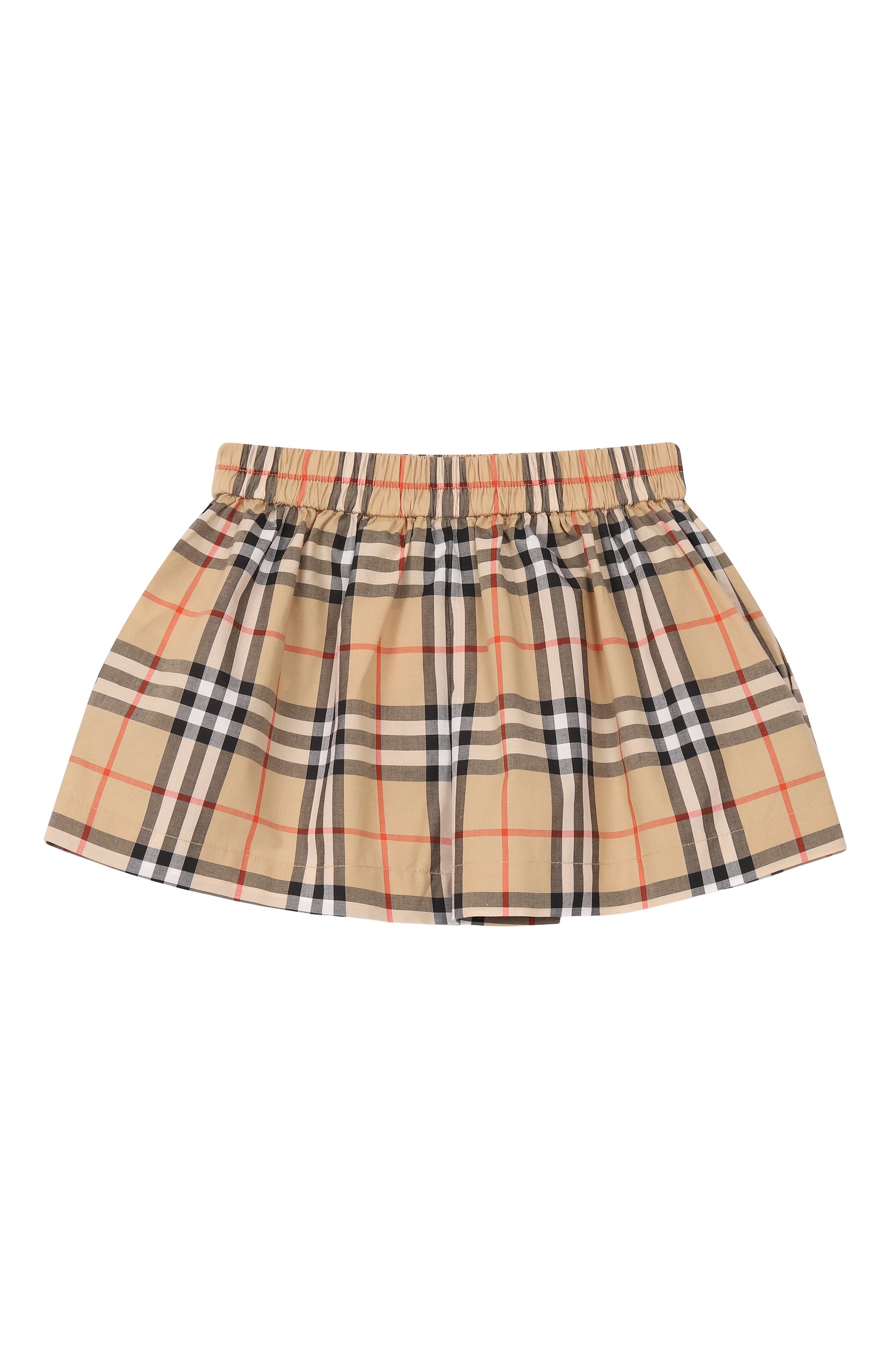 Хлопковая юбка-шорты BURBERRY, арт. 8121906, фото 2