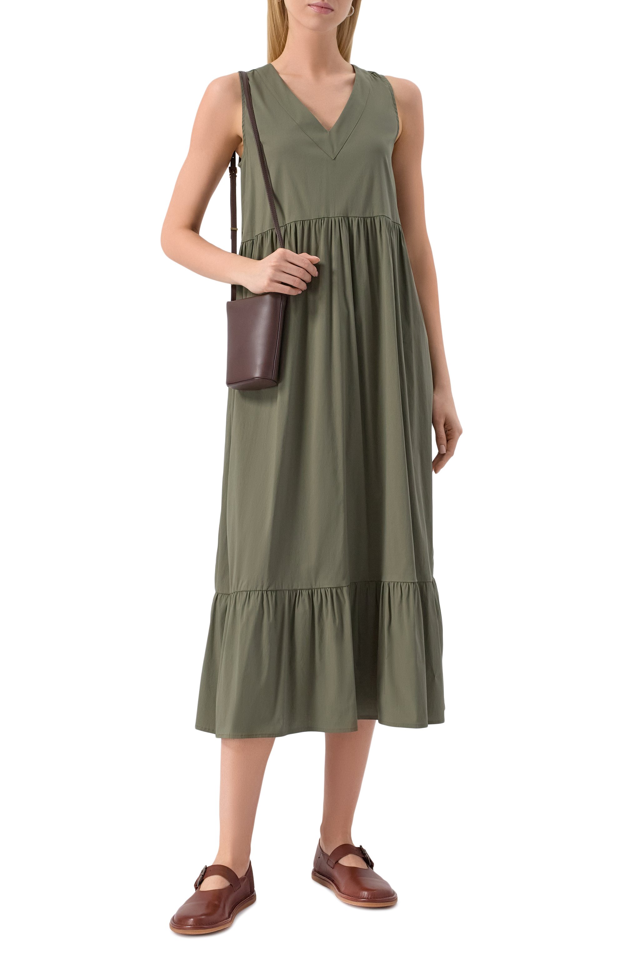 Хлопковое платье PIETRO BRUNELLI, арт. AG2509/C02937, фото 2