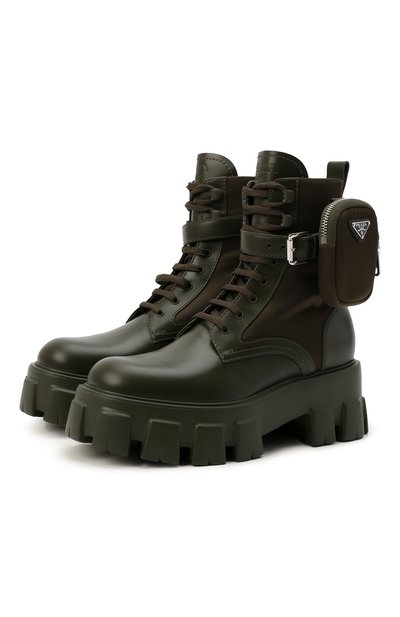 Кожаные ботинки monolith PRADA, арт. 1T255M-3LJS-F0161-B055, фото 1