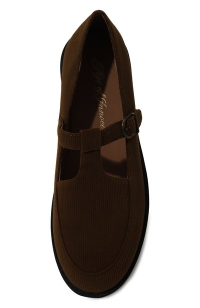 Вельветовые туфли berta AGE OF INNOCENCE коричневого цвета по цене 13400 руб., арт. 000315/BERTA/37, фото 4 Вельветовые туфли berta AGE OF INNOCENCE, арт. 000315/BERTA/37, фото 4
