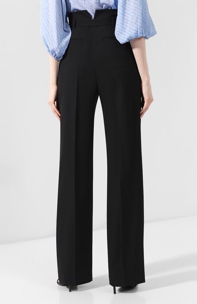 Брюки с поясом REDVALENTINO черного цвета по цене 37150 руб., арт. SR0RB1A0/00J, фото 4 Брюки с поясом REDVALENTINO, арт. SR0RB1A0/00J, фото 4