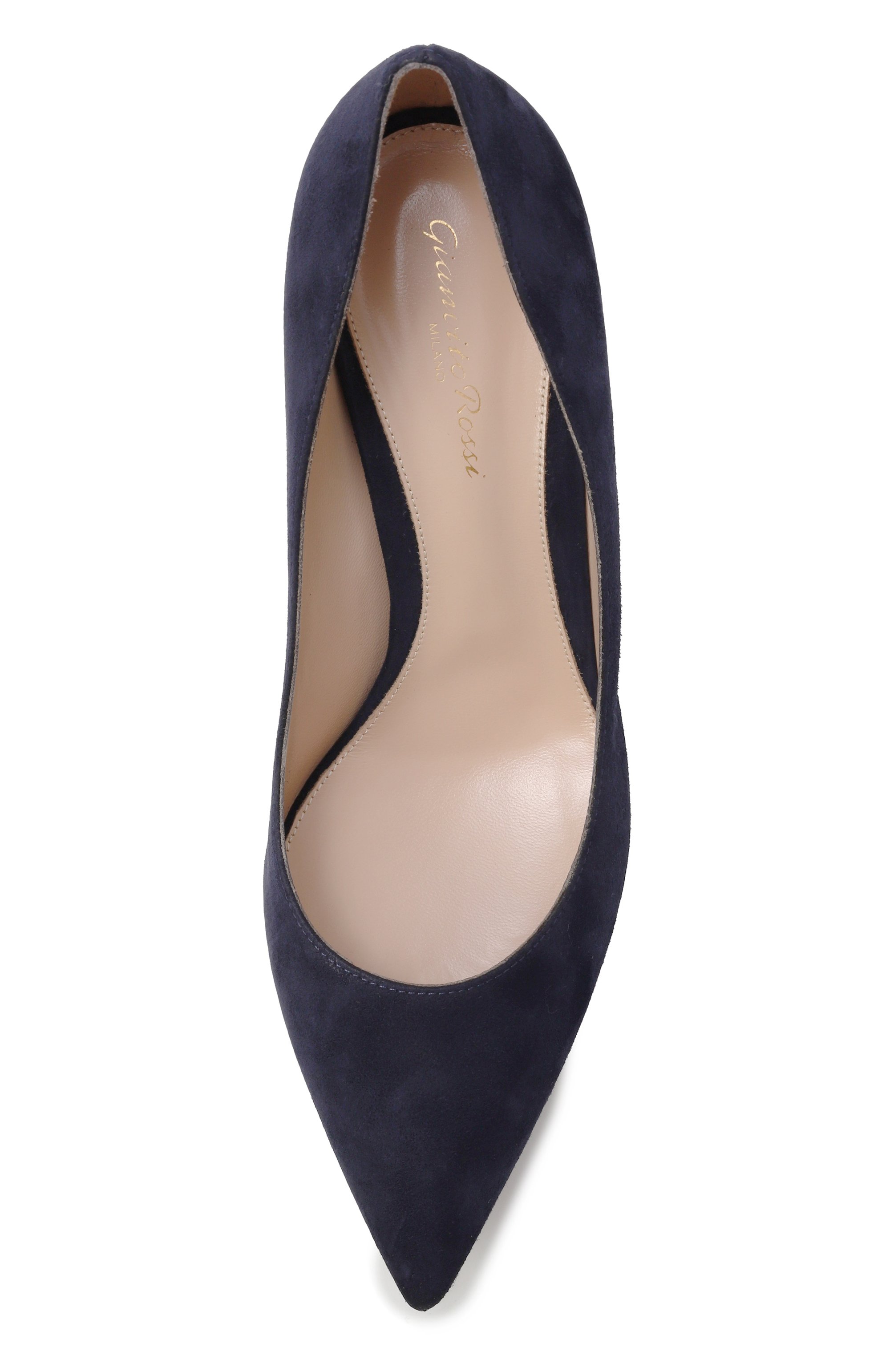 Замшевые туфли gianvito 70 GIANVITO ROSSI темно-синего цвета по цене 89950 руб., арт. G26770.70RIC.CAMDENI, фото 6 Замшевые туфли gianvito 70 GIANVITO ROSSI, арт. G26770.70RIC.CAMDENI, фото 6