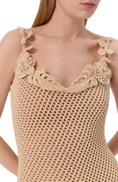 Хлопковое платье ELIE SAAB, арт. D0568ES25, фото 4