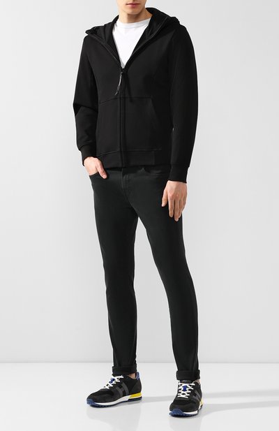 Текстильные кроссовки HOGAN темно-серого цвета по цене 37350 руб., арт. HXM3830AN51JHN, фото 2 Текстильные кроссовки HOGAN, арт. HXM3830AN51JHN, фото 2