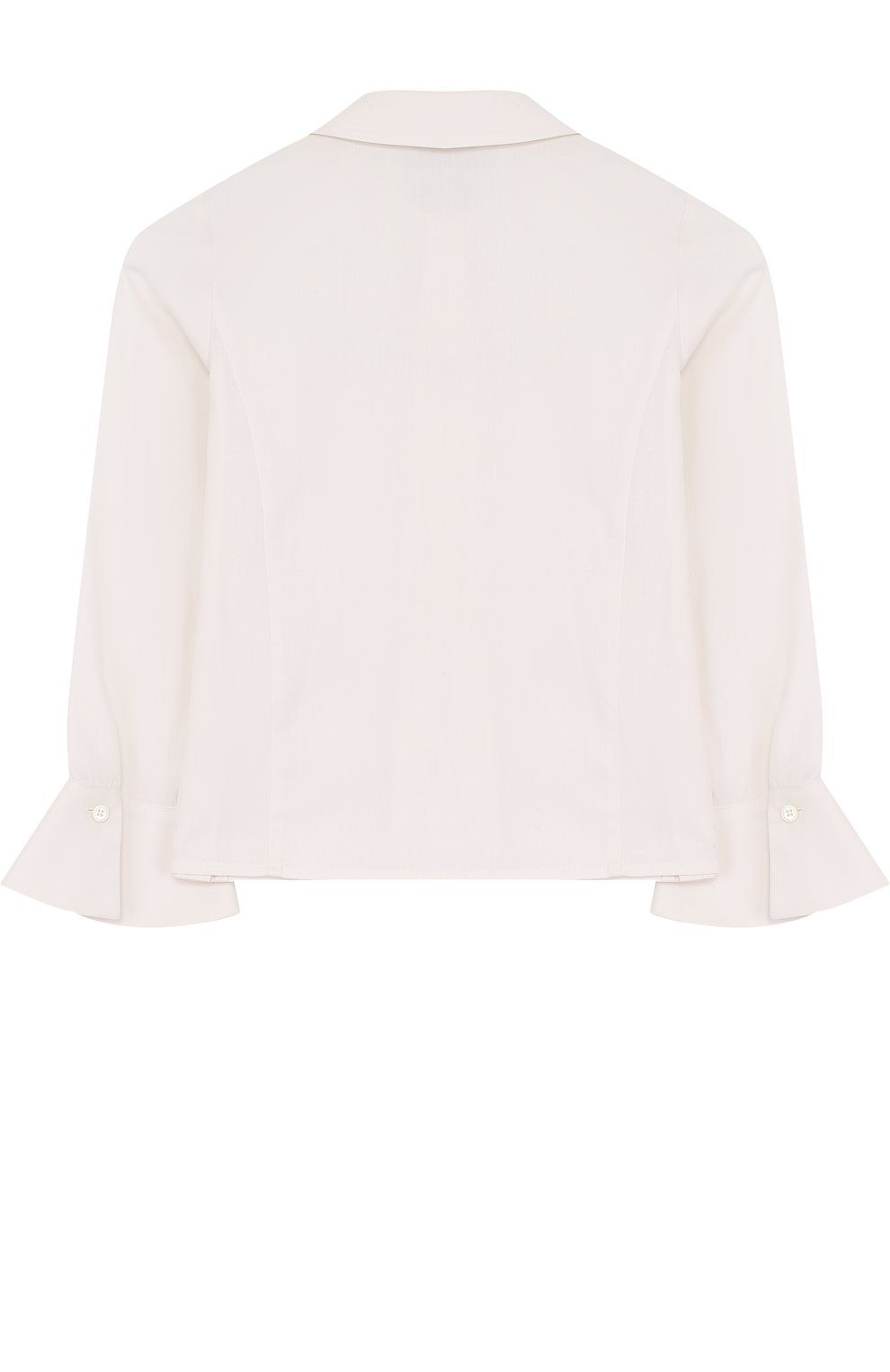 Хлопковая блуза с оборками LORO PIANA, арт. FAG3728, фото 2