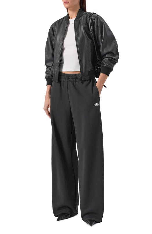 Кожаный бомбер Diesel A20113/0PFAH Чёрный  A20113/0PFAH Фото 2