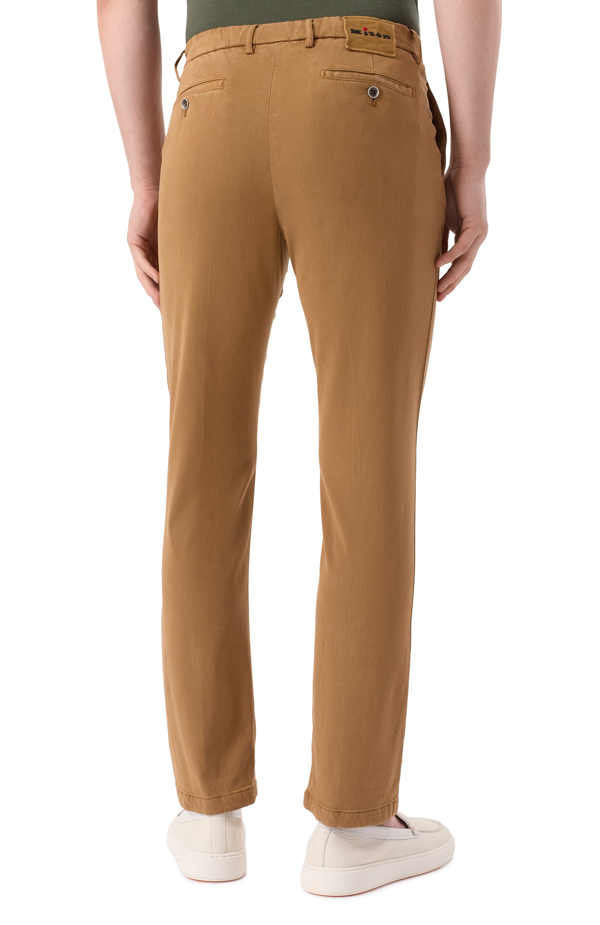 Брюки из лиоцелла KITON, арт. UFPPEK0606F07, фото 4