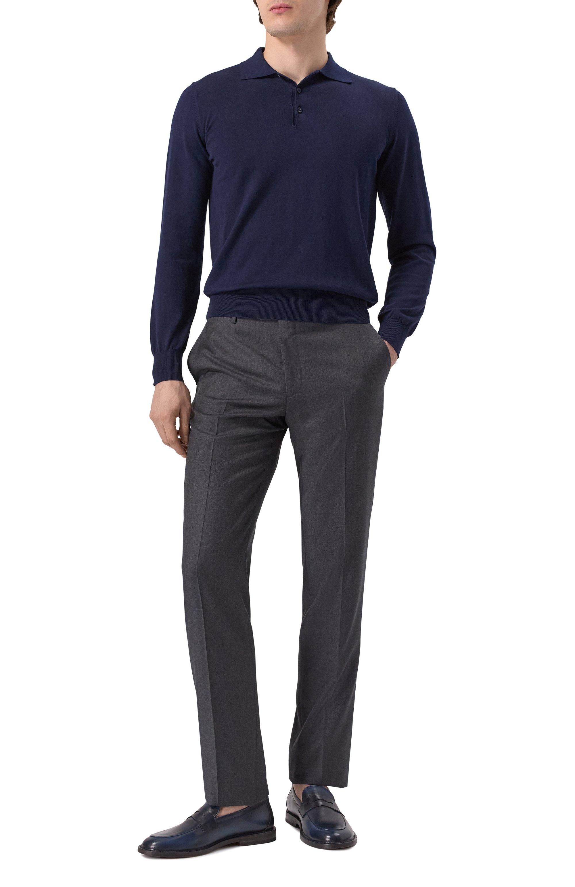 Хлопковое поло CANALI, арт. C0017/MK00145, фото 2