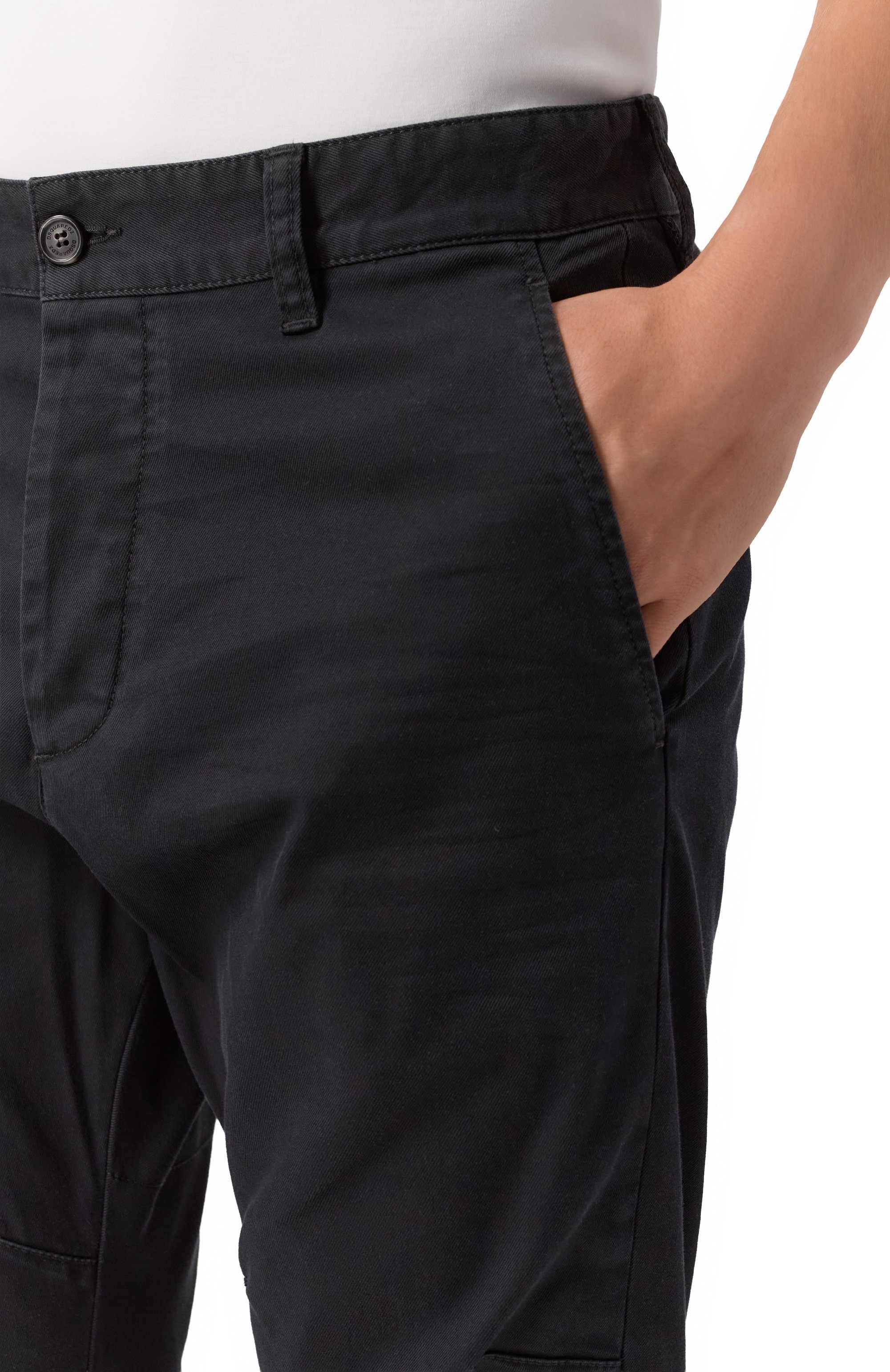 Хлопковые брюки DSQUARED2, арт. S74KB0819/S39021, фото 5