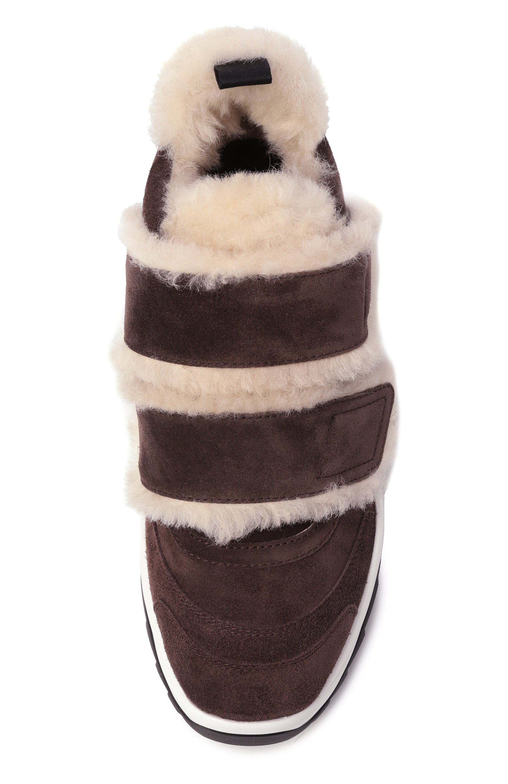 Замшевые кроссовки extreme SERGIO ROSSI темно-коричневого цвета по цене 104500 руб., арт. B13810/MFI666, фото 6 Замшевые кроссовки extreme SERGIO ROSSI, арт. B13810/MFI666, фото 6