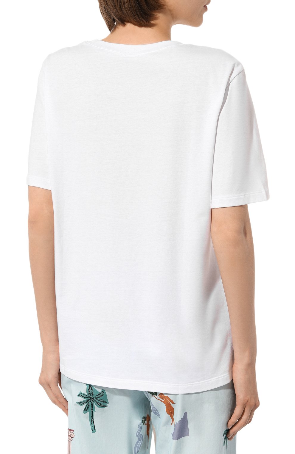 Хлопковая футболка HANRO, арт. 078662., фото 4