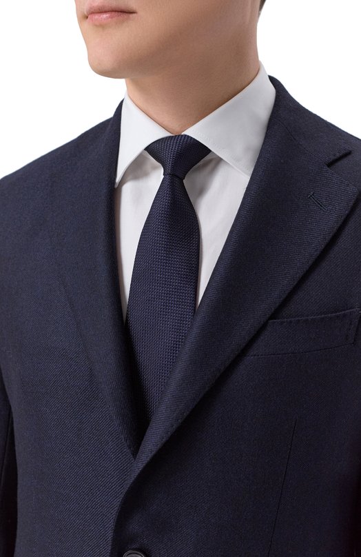 Шелковый галстук BOSS 50561594 Синий  50561594 Фото 2