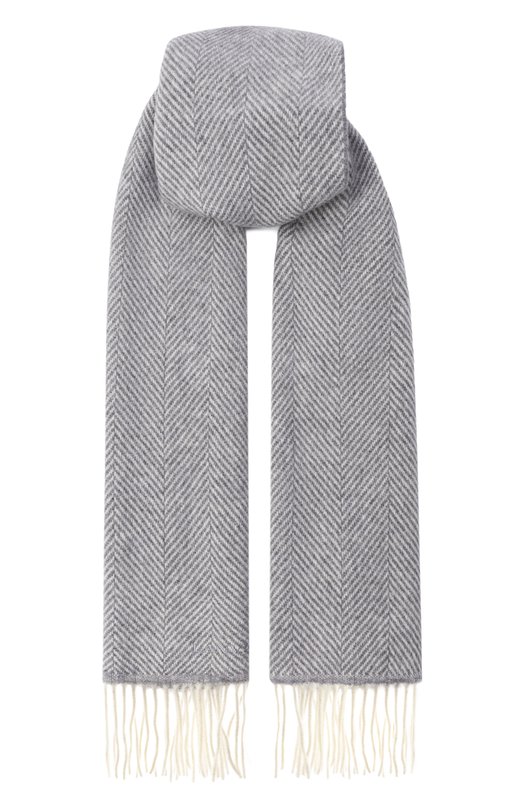 Шерстяной шарф Lanvin 710002440 Серый 710002440
