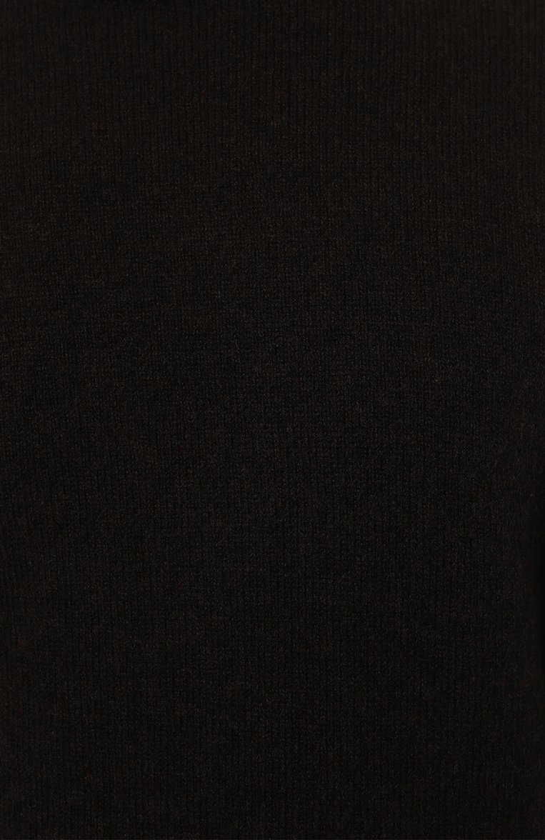 Мужской шерстяная водолазка DRIES VAN NOTEN темно-коричневого цвета, арт. 242-021225-9702 | Фото 5 (Материал внешний: Шерсть; Рукава: Длинные; Материал сплава: Проставлено; Длина (для топов): Стандартные; Драгоценные камни: Проставлено; Мужское Кросс-КТ: Водолазка-одежда; Принт: Без принта; Стили: Минимализм)