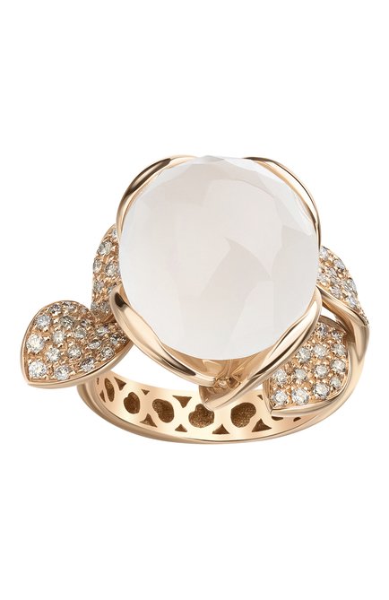 Женские кольцо PASQUALE BRUNI бесцветного цвета, арт. 15472R | Фото 2 (Материал сплава: Роз�овое золото; Драгоценные камни: Бриллианты)