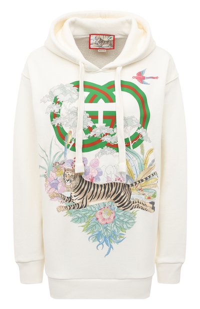 Женский хлопковое худи GUCCI, арт. 615061 XJD4F