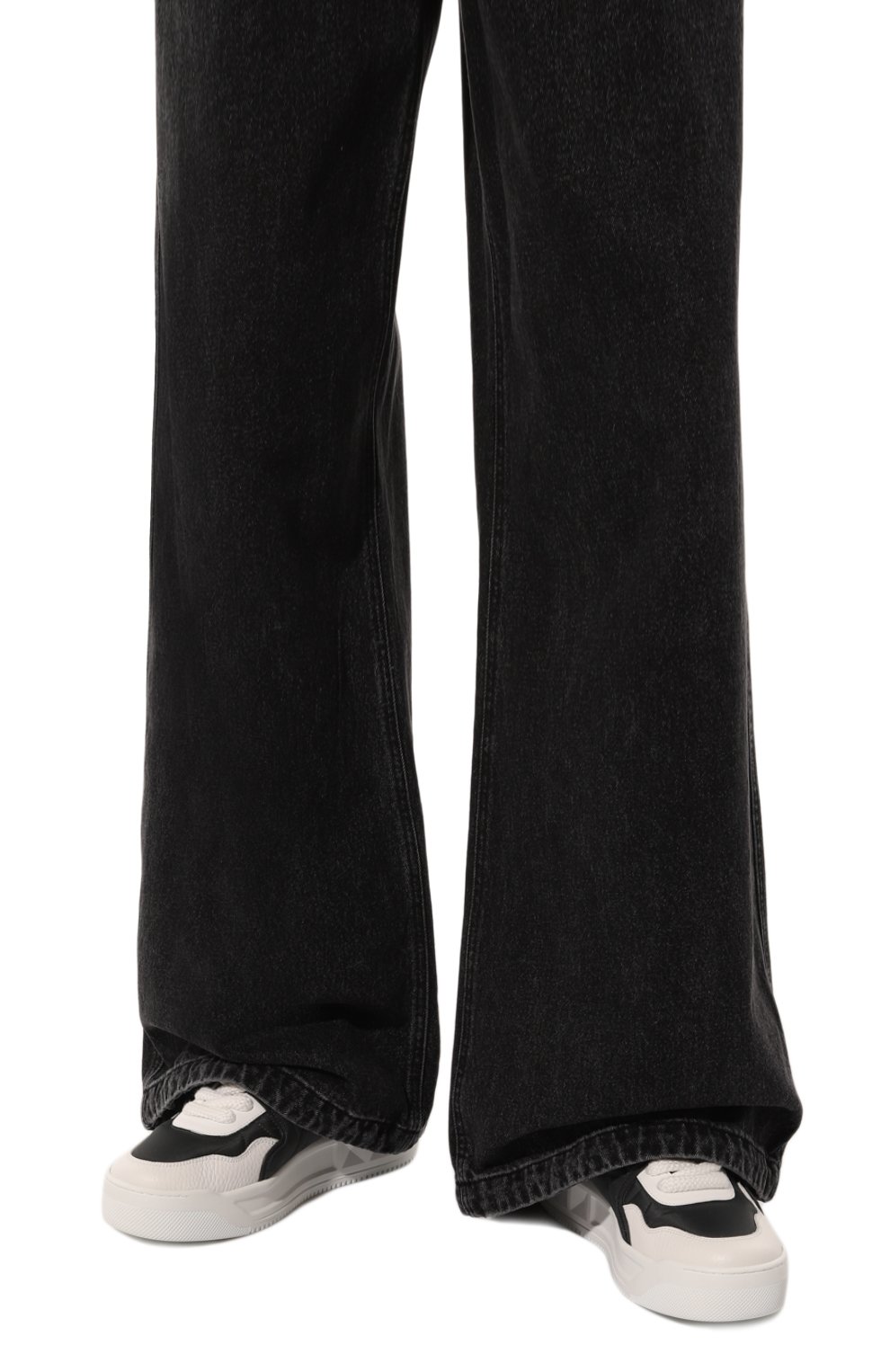 Текстильные кеды one stud xl VALENTINO, арт. 5Y0S0G37/CPB, фото 3