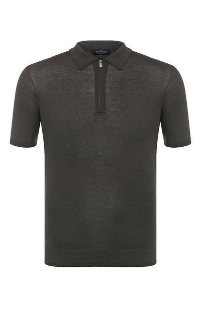 Мужская шелковое поло GRAN SASSO, арт. 43166/23503