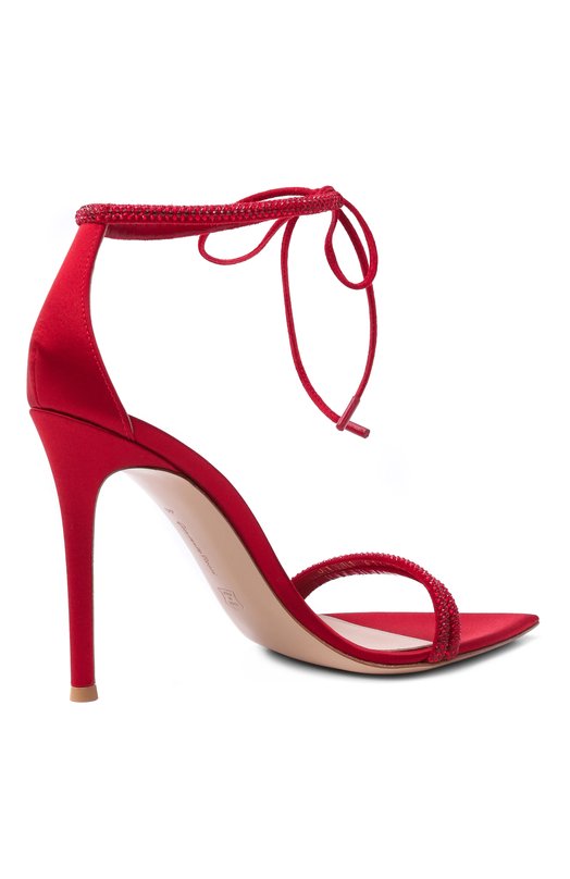 Кожаные босоножки Montecarlo Gianvito Rossi G61408.15RIC.CMIRGRG Красный  G61408.15RIC.CMIRGRG Фото 5